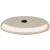 Top Knobs M2013 Aspen II 1 1/2" Cast Bronze Oval Cabinet Knob Backplate in Polished Nickel