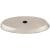 Top Knobs M2014 Aspen II 1 3/4" Cast Bronze Oval Cabinet Knob Backplate in Brushed Satin Nickel