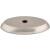 Top Knobs M2011 Aspen II 1 1/2" Cast Bronze Oval Cabinet Knob Backplate in Brushed Satin Nickel