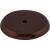 Top Knobs M1468 Aspen 1 3/4" Cast Bronze Round Cabinet Knob Backplate in Mahogany Bronze