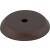 Top Knobs M1463 Aspen 1 1/4" Cast Bronze Round Cabinet Knob Backplate in Mahogany Bronze