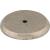 Top Knobs M1465 Aspen 1 3/4" Cast Bronze Round Cabinet Knob Backplate in Silicon Bronze Light