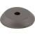 Top Knobs M1457 Aspen 7/8" Cast Bronze Round Cabinet Knob Backplate in Medium Bronze