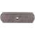 Top Knobs M1430 Aspen 2 1/2" Cast Bronze Rectangle Cabinet Knob Backplate in Silicon Bronze Light