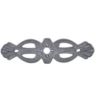 Top Knobs M182 Tuscany 3 1/4" Zinc Alloy Newton Ring Backplate in Pewter Light