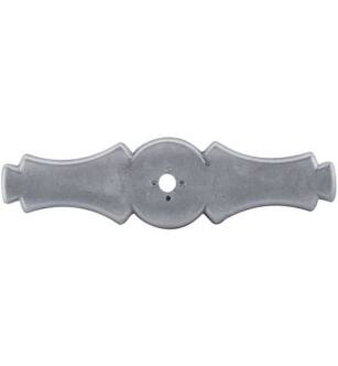 Top Knobs M172 Tuscany 3 5/8" Zinc Alloy Celtic Cabinet Knob Backplate in Pewter Light