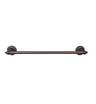 Top Knobs TUSC8ORB Tuscany Bath 26 1/2" Wall Mount Single Towel Bar in Oil Rubbed Bronze