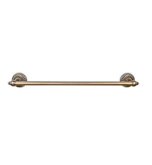 Top Knobs TUSC8GBZ Tuscany Bath 26 1/2" Wall Mount Single Towel Bar in German Bronze