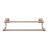 Top Knobs STK11BB Stratton Bath 32" Wall Mount Double Towel Bar in Brushed Bronze