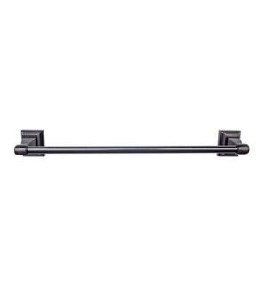 Top Knobs STK8TB Stratton Bath 26" Wall Mount Single Towel Bar in Tuscan Bronze