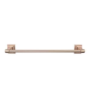 Top Knobs STK8BB Stratton Bath 26" Wall Mount Single Towel Bar in Brushed Bronze