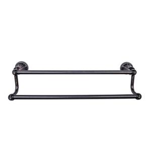 Top Knobs HUD11TB Hudson Bath 32 1/4" Wall Mount Double Towel Bar in Tuscan Bronze