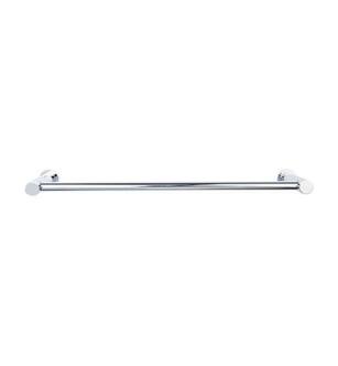Top Knobs HOP10PC Hopewell Bath 31 1/2" Wall Mount Single Towel Bar in Polished Chrome