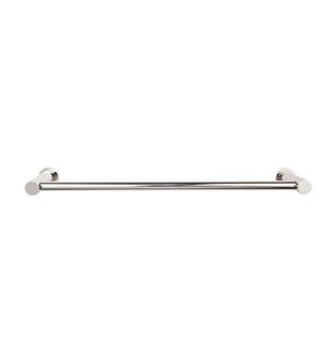 Top Knobs HOP8PN Hopewell Bath 25 1/2" Wall Mount Single Towel Bar in Polished Nickel