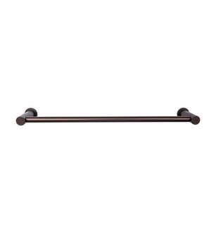 Top Knobs HOP6ORB Hopewell Bath 19 1/2" Wall Mount Single Towel Bar in Oil Rubbed Bronze