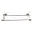 Top Knobs ED11APF Edwardian Bath 32 1/2" Wall Mount Rope Backplate Double Towel Bar in Antique Pewter