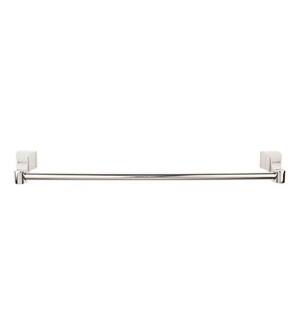 Top Knobs AQ8PN Aqua Bath 25 1/4" Wall Mount Single Towel Bar in Polished Nickel