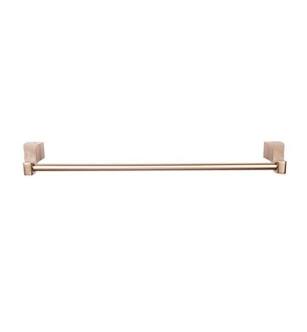 Top Knobs AQ6BB Aqua Bath 19 1/4" Wall Mount Single Towel Bar in Brushed Bronze
