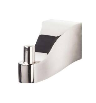 Top Knobs AQ1PN Aqua Bath 1 1/4" Wall Mount Single Robe Hook in Polished Nickel