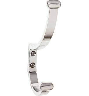 Top Knobs TK1066PC Hillmont 3 3/8" Wall Mount Robe Hook in Polished Chrome