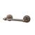 Top Knobs TUSC3GBZ Tuscany Bath 8 7/8" Wall Mount Non-Compression Tissue Paper Holder in German Bronze
