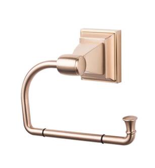 Top Knobs STK4BB Stratton Bath 4 3/4" Wall Mount Tissue Paper Holder in Brushed Bronze