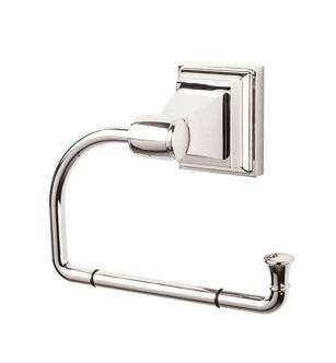 Top Knobs STK4PN Stratton Bath 4 3/4" Wall Mount Tissue Paper Holder in Polished Nickel