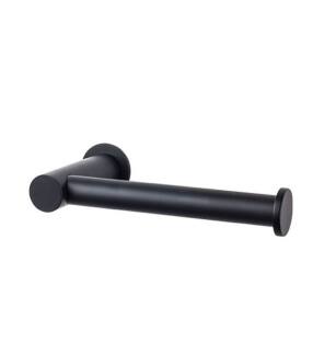Top Knobs HOP4BLK Hopewell Bath 6 3/8" Wall Mount Tissue Paper Holder in Flat Black