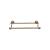 Top Knobs ED9GBZA Edwardian Bath 26 1/2" Wall Mount Rope Backplate Double Towel Bar in German Bronze