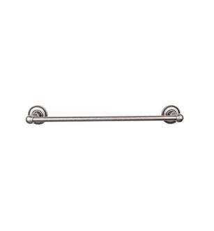 Top Knobs ED8APA Edwardian Bath 26 1/2" Wall Mount Rope Backplate Single Towel Barcloned in Antique Pewter