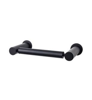 Top Knobs HOP3BLK Hopewell Bath 8 1/4" Wall Mount Tissue Paper Holdercloned in Flat Black