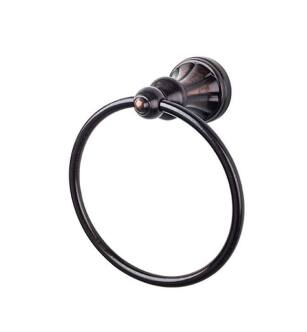 Top Knobs HUD5TB Hudson Bath 7" Wall Mount Towel Ring in Tuscan Bronze