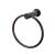 Top Knobs HOP5ORB Hopewell Bath 6 3/8" Wall Mount Towel Ring in Oil Rubbed Bronze