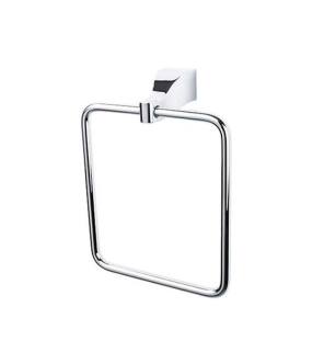 Top Knobs AQ5PC Aqua Bath 7 1/4" Wall Mount Towel Ring in Polished Chrome