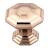 Top Knobs TK348HB Chareau 1 1/2" Zinc Alloy Geometric Shaped Chalet Cabinet Knob in Honey Bronze