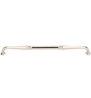 Top Knobs TK345PN Chareau 12" Center to Center Zinc Alloy Chalet Cabinet Pullcloned in Polished Nickel