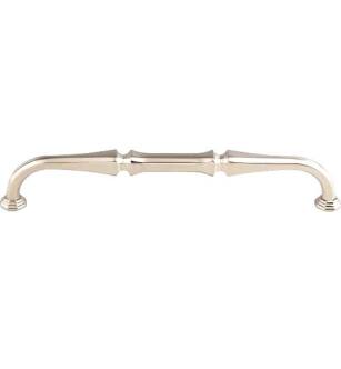 Top Knobs TK343PN Chareau 7" Center to Center Zinc Alloy Chalet Cabinet Pull in Polished Nickel