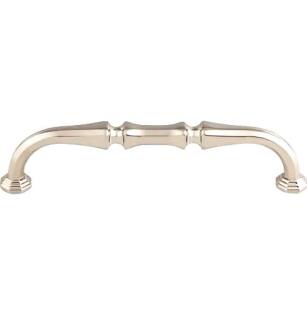 Top Knobs TK342PN Chareau 5" Center to Center Zinc Alloy Chalet Cabinet Pull in Polished Nickel