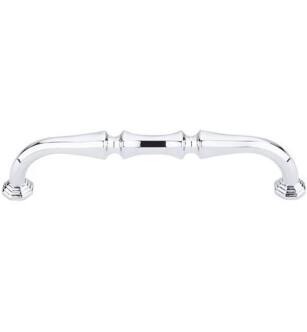 Top Knobs TK342PC Chareau 5" Center to Center Zinc Alloy Chalet Cabinet Pull in Polished Chrome