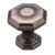 Top Knobs TK340AG Chareau 1 1/8" Zinc Alloy Geometric Shaped Chalet Cabinet Knob in Ash Gray