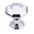 Top Knobs TK340PC Chareau 1 1/8" Zinc Alloy Geometric Shaped Chalet Cabinet Knob in Polished Chrome