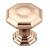 Top Knobs TK340HB Chareau 1 1/8" Zinc Alloy Geometric Shaped Chalet Cabinet Knob in Honey Bronze