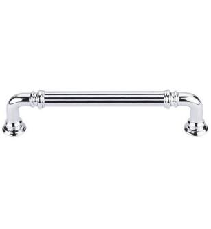 Top Knobs TK323PC Chareau 5" Center to Center Zinc Alloy Reeded Cabinet Pull in Polished Chrome