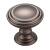 Top Knobs TK321AG Chareau 1 1/2" Zinc Alloy Mushroom Shaped Reeded Cabinet Knob in Ash Gray