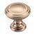 Top Knobs TK321HB Chareau 1 1/2" Zinc Alloy Mushroom Shaped Reeded Cabinet Knob in Honey Bronze