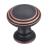 Top Knobs TK321UM Chareau 1 1/2" Zinc Alloy Mushroom Shaped Reeded Cabinet Knob in Umbrio