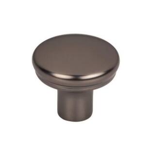 Top Knobs TK3050AG Ellis 1 1/4" Zinc Alloy Round/Mushroom Shape Julian Cabinet Knob in Ash Gray