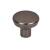 Top Knobs TK3050AG Ellis 1 1/4" Zinc Alloy Round/Mushroom Shape Julian Cabinet Knob in Ash Gray