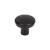 Top Knobs TK3050BLK Ellis 1 1/4" Zinc Alloy Round/Mushroom Shape Julian Cabinet Knob in Flat Black