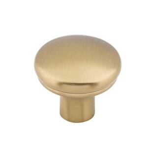 Top Knobs TK3050HB Ellis 1 1/4" Zinc Alloy Round/Mushroom Shape Julian Cabinet Knob in Honey Bronze